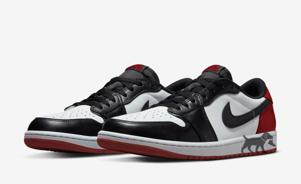 retro 1 low black toe